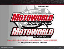 Tablet Screenshot of motoworldelcajon.net